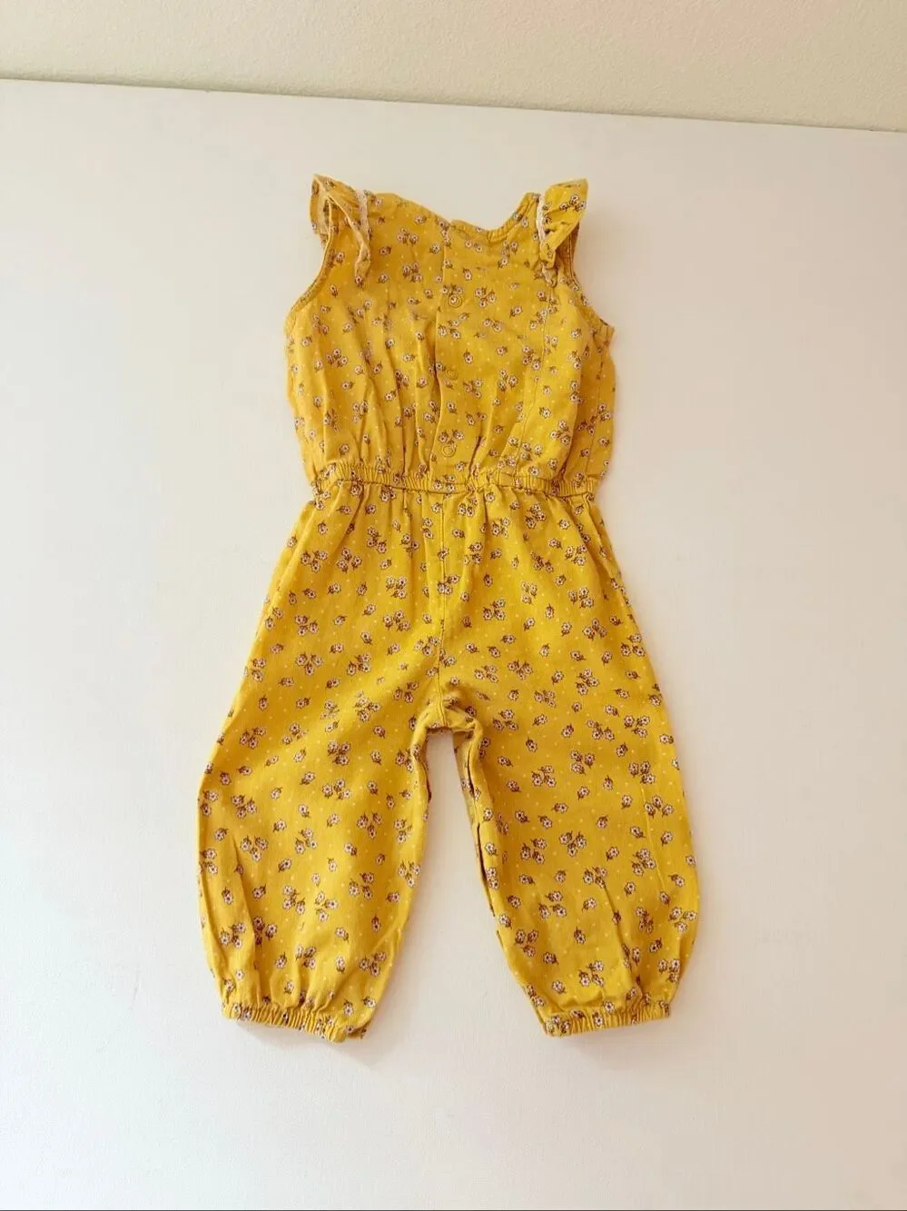 Carter's Floral Flutter Jumpsuit - Baby Girl size 9 months
